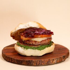 burger con salsa verde